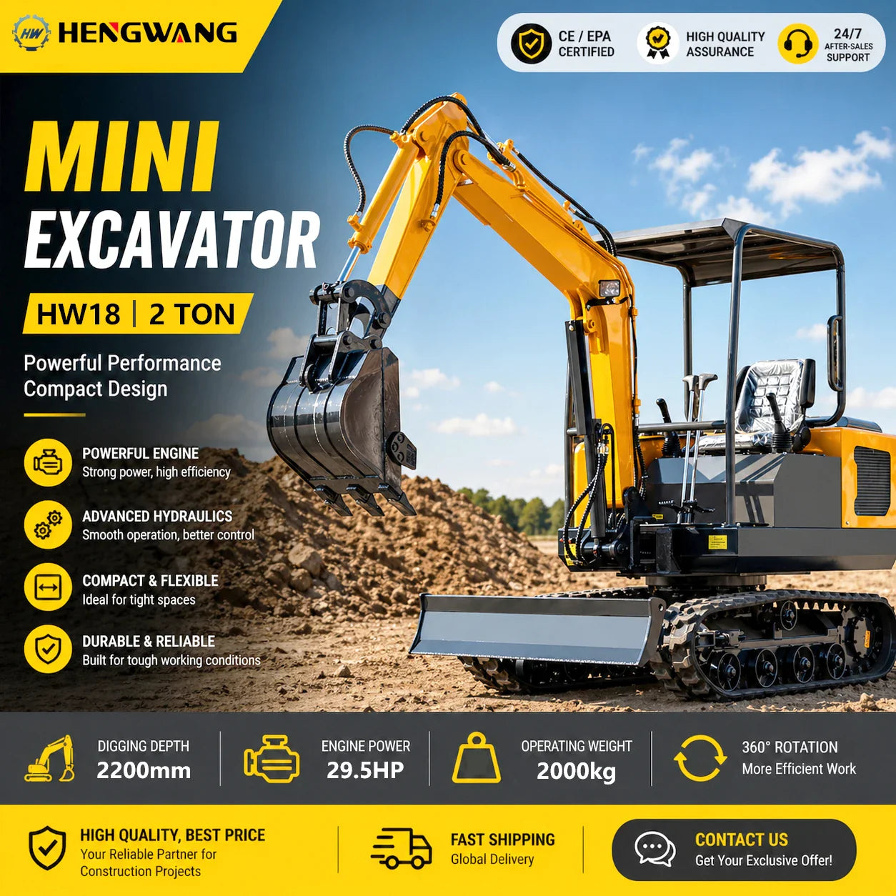 Mighty Mini Excavator