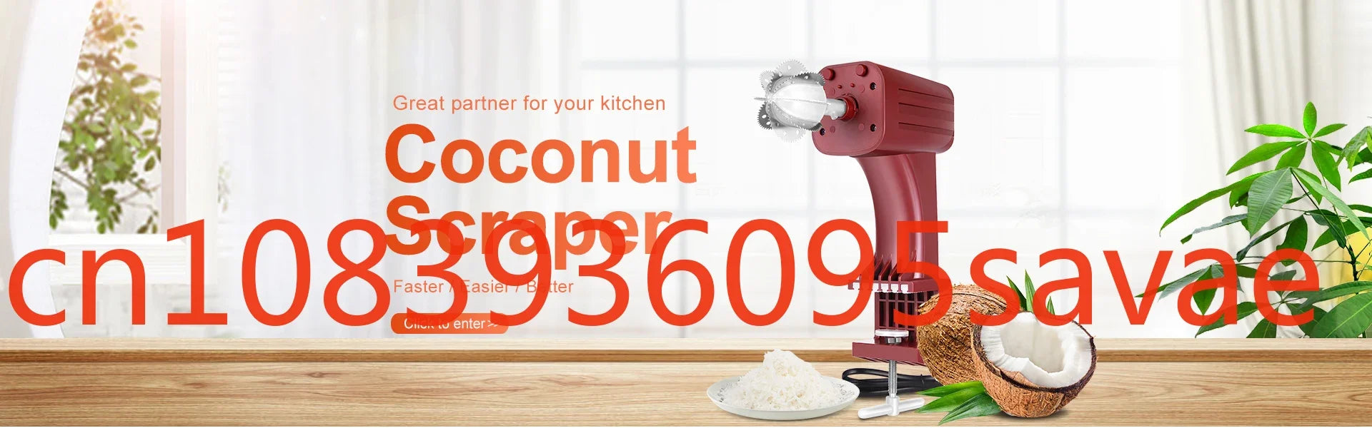 Effortless Electric Coconut Scraper