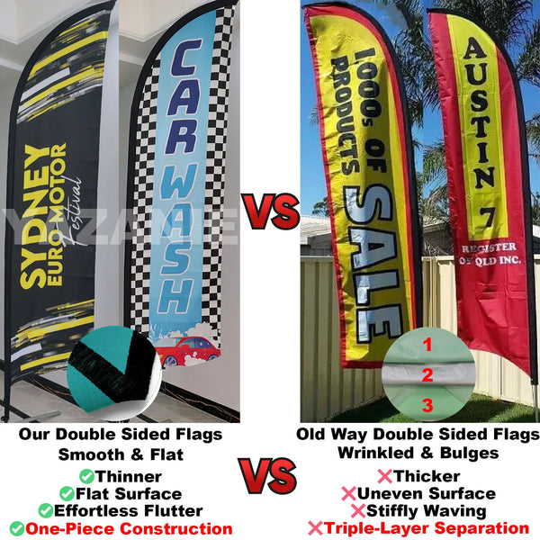 Vibrant Outdoor Event Flags